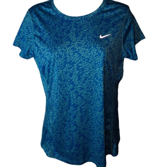 Nike Dri-Fit Running Reflective Speckled Short Sleeve Top - Picture 1 of 2